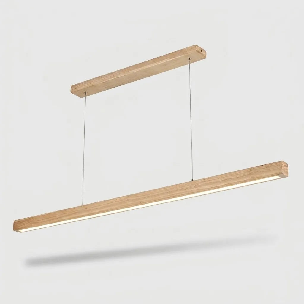 Suspension LED Bois Naturel
