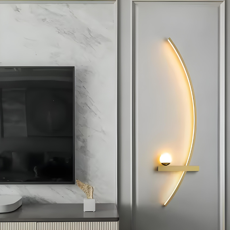 Applique Murale Arc Demi-Cercle