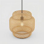 Lustre Rotin Naturel Boho