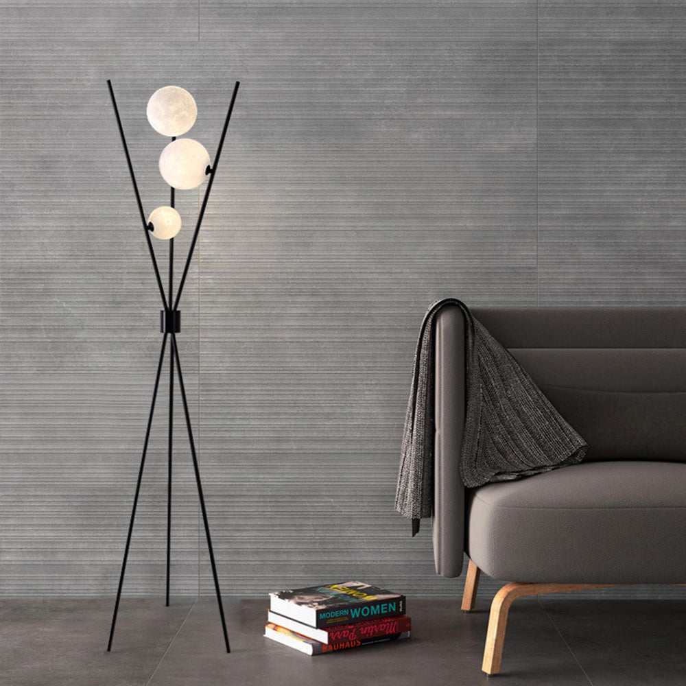 Lampadaire Tripode Acrylique Moderne