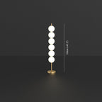 Lampadaire Multi-Globe Laiton Blanc