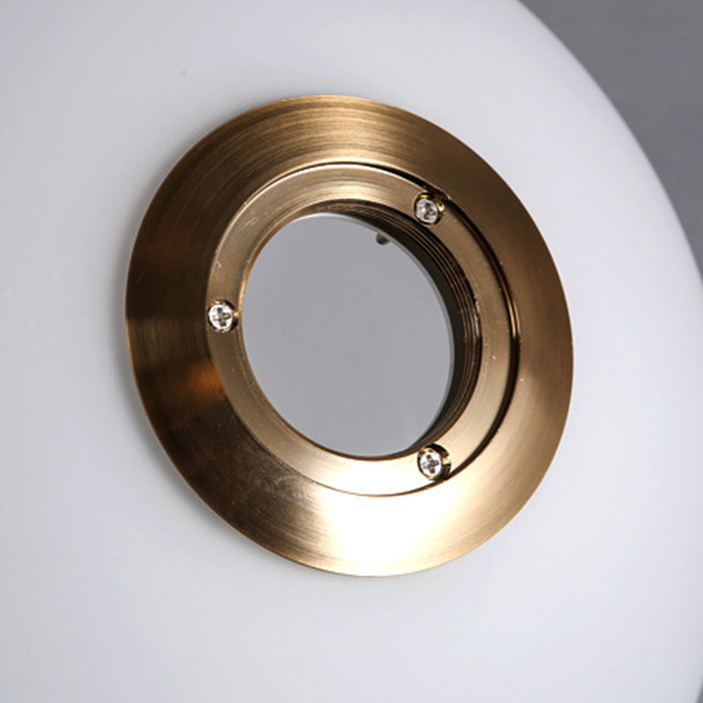 Lampadaire Globe Laiton & Argent