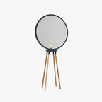 Lampadaire Géométrique Bois & Gris