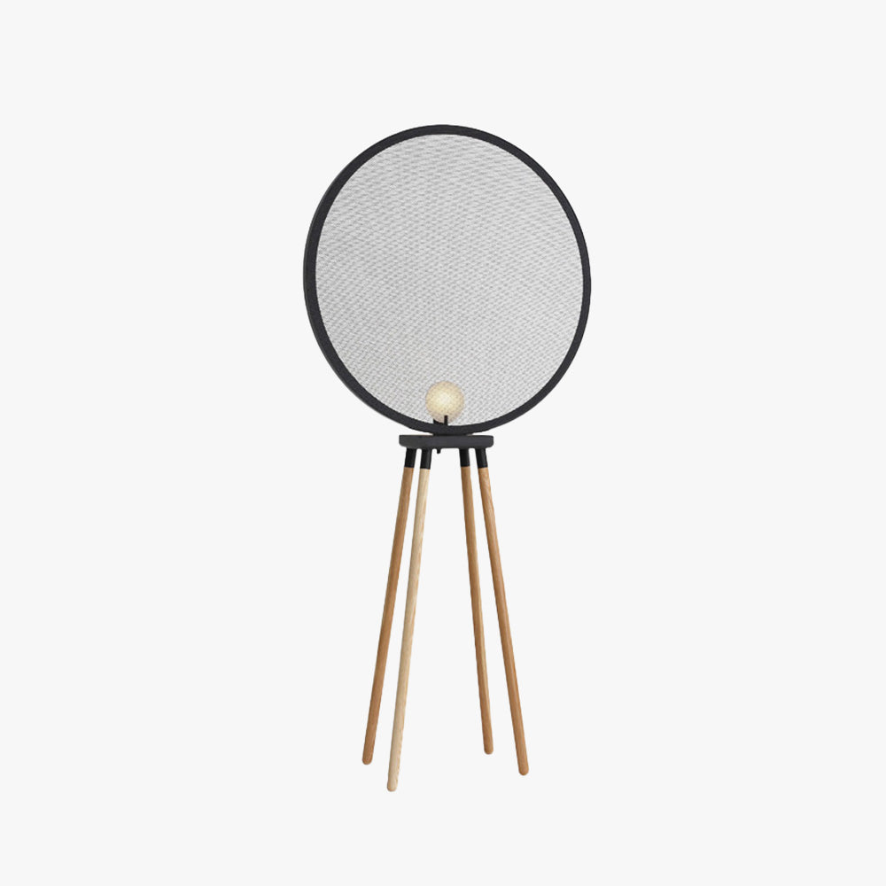 Lampadaire Géométrique Bois & Gris