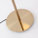 Lampadaire Globe Verre Doré Premium