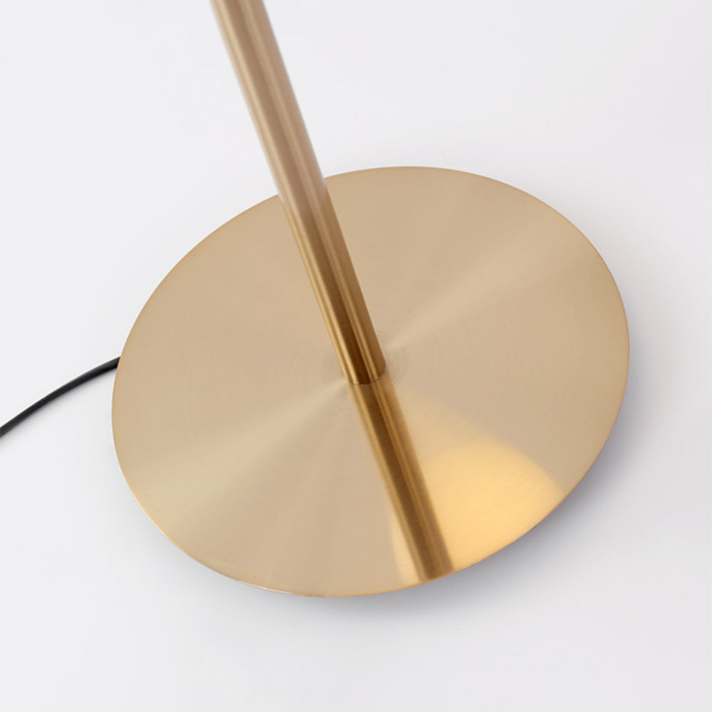 Lampadaire Globe Verre Doré Premium