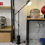 Lampadaire Globe Linéaire Noir