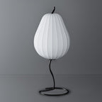 Lampadaire Poire Tissu Beige