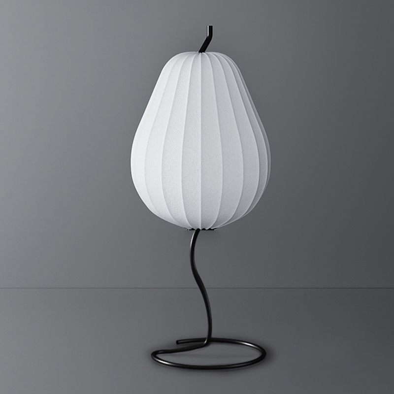 Lampadaire Poire Tissu Beige