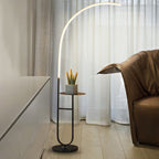 Lampadaire Arc Marbre Noir Chevet