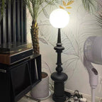 Lampadaire Colonne Résine Vintage