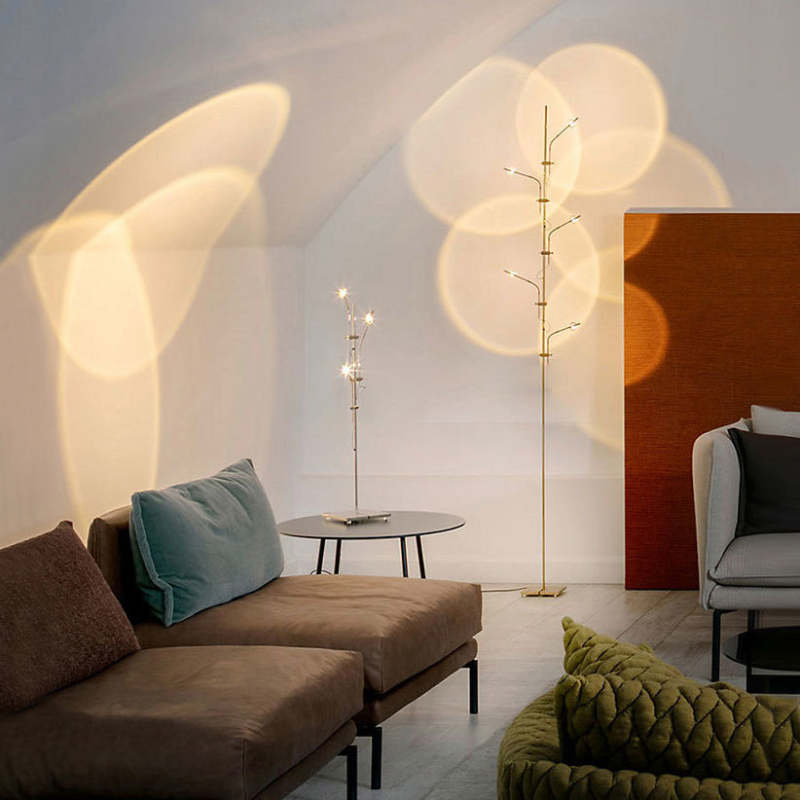 Lampadaire Linéaire Trait Lumineux