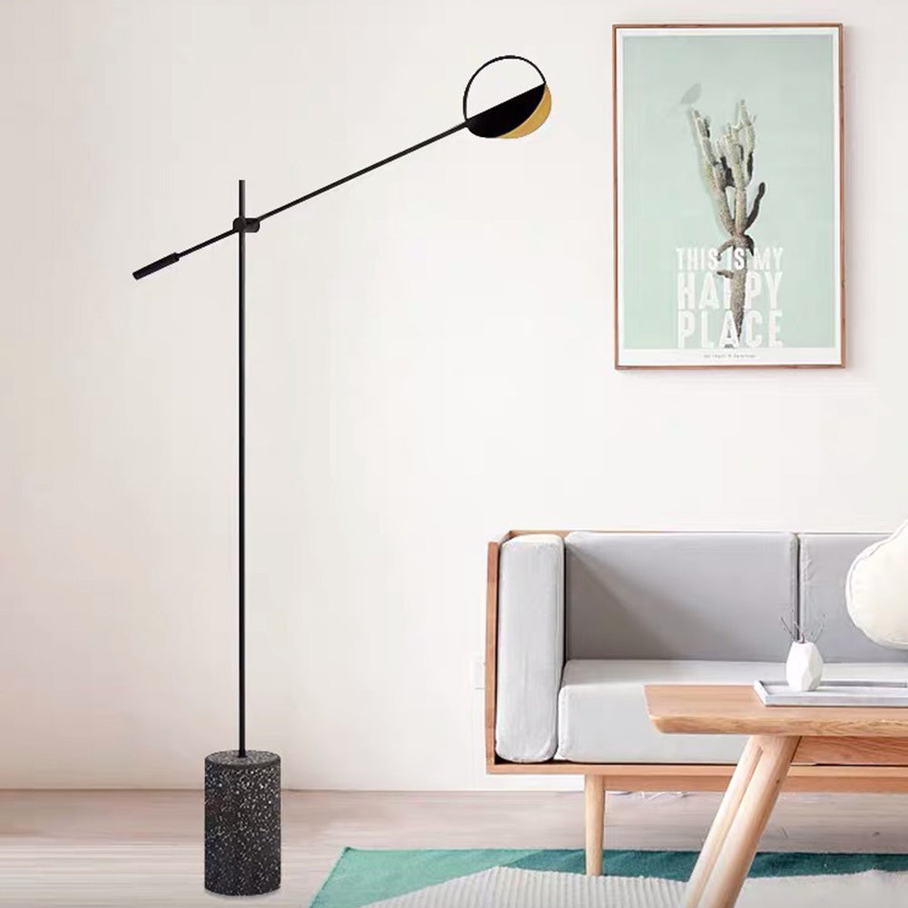 Lampadaire Linéaire Terrazzo Métal