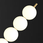 Lampadaire Multi-Globe Laiton Blanc