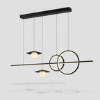Lustre LED Géométrique Métal - détail de la matière