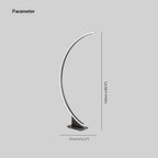 Lampadaire Arc Silicone Café Blanc
