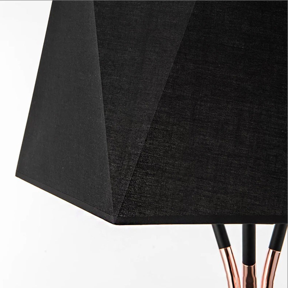 Lampadaire Trépied Dôme Tissu