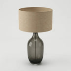 Lampe de Table Cristal & Tissu