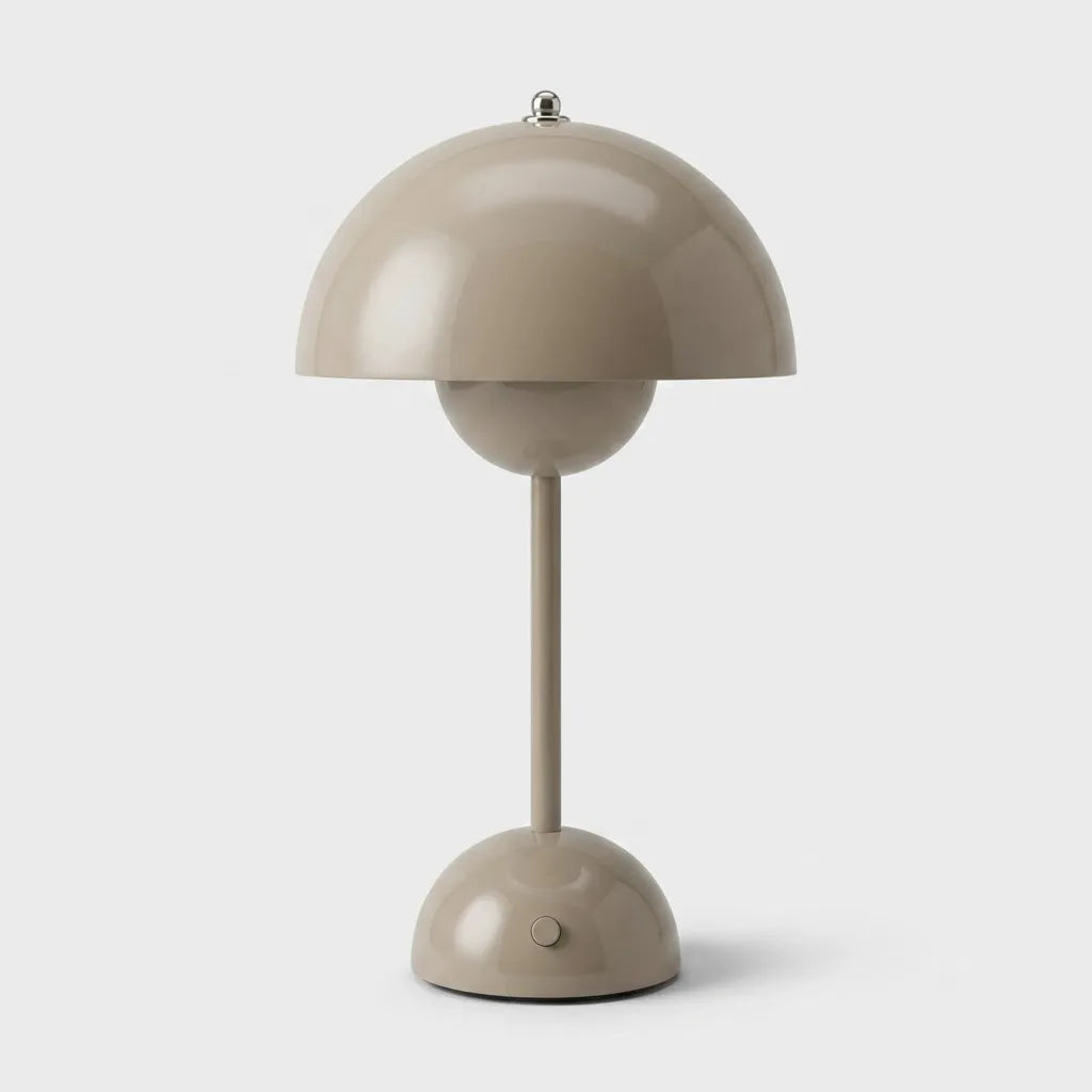 Lampe de Table Sans Fil LED Dimmable – Design Moderne Rechargeable, Brûlée