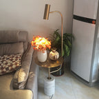 Lampadaire Linéaire Marbre & Table