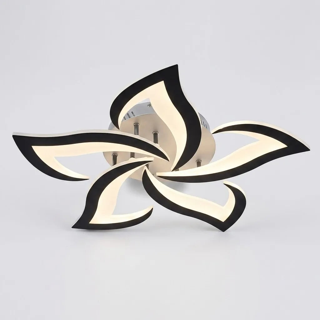 Plafonnier LED Lotus Tricolore design fleur moderne salon chambre