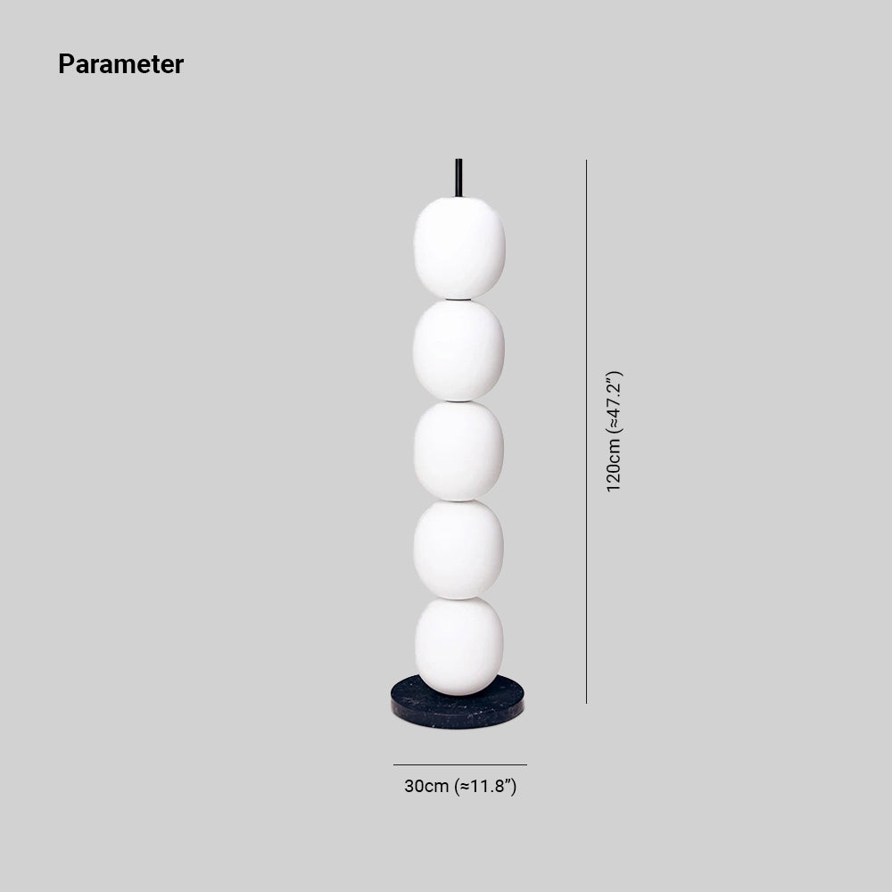 Lampadaire Lanterne Verre Blanc
