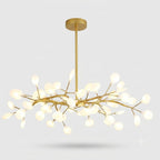 Lustre LED Branche Dorée
