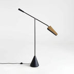Lampadaire Triangulaire Marbre Brun