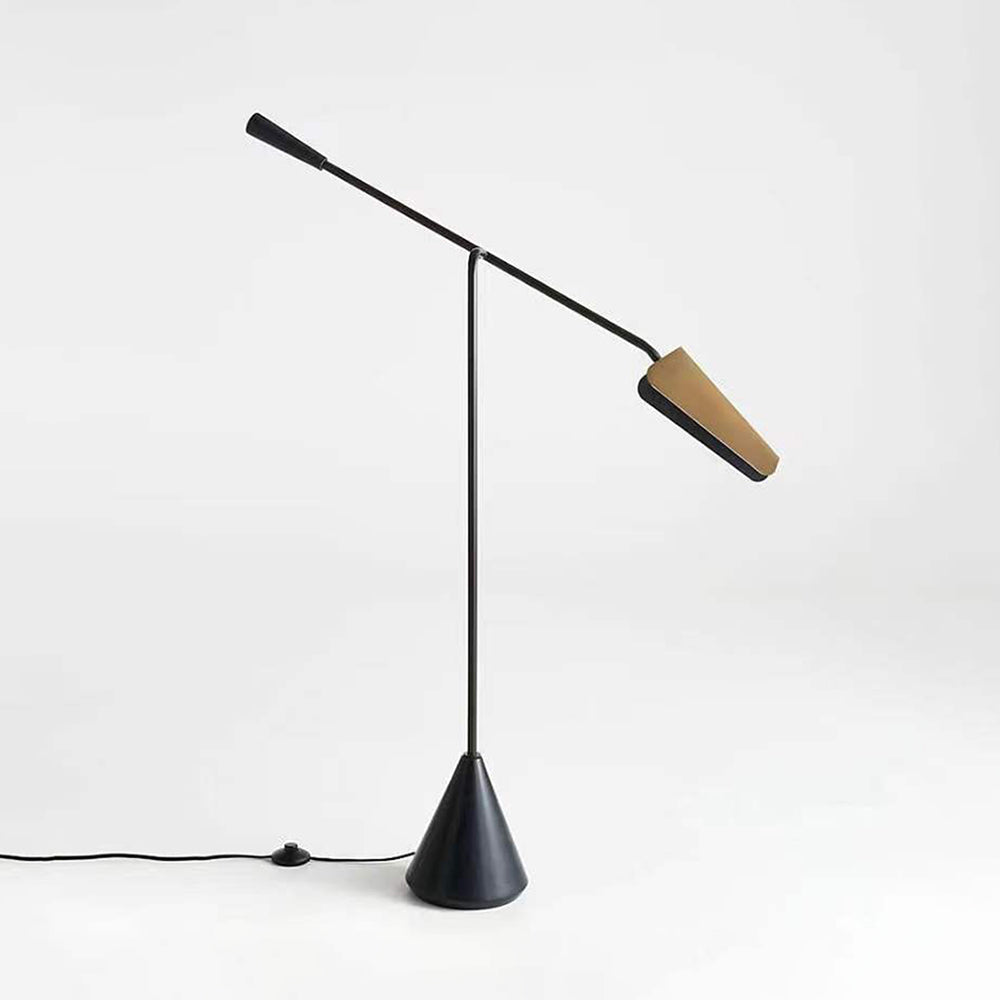 Lampadaire Triangulaire Marbre Brun
