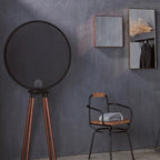 Lampadaire Géométrique Bois & Gris
