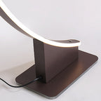 Lampadaire Arc Silicone Café Blanc