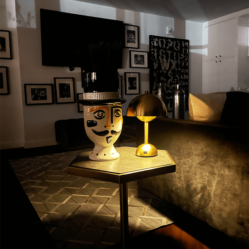 Lampe de Table Moderne et Sans Fil - Brûlée