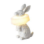 Lampe Veilleuse Lapin Résine