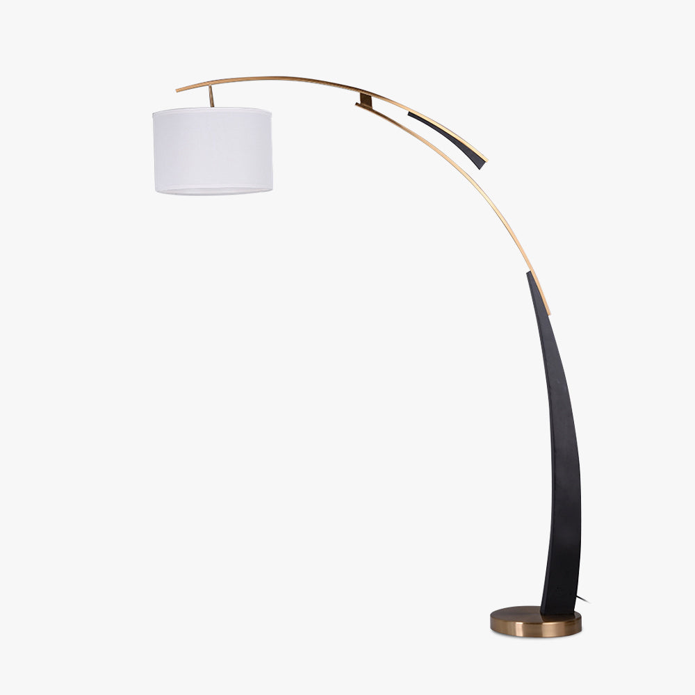 Lampadaire Arc Tissu Italien