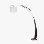 Lampadaire Arc Tissu Italien