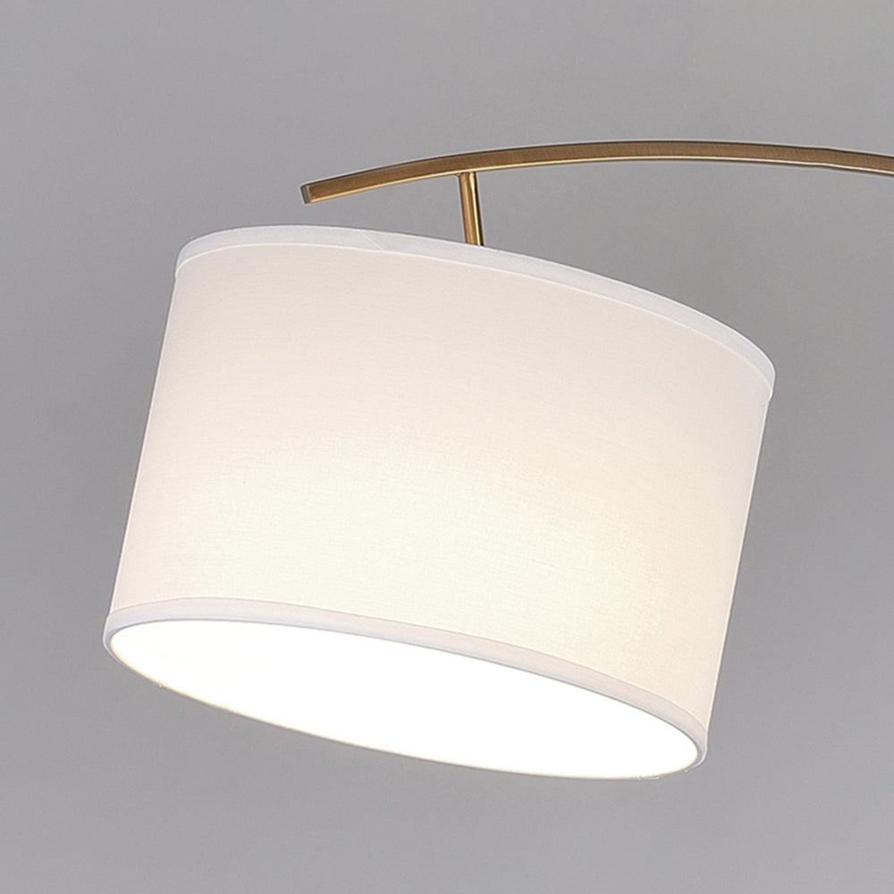Lampadaire Arc Tissu Italien