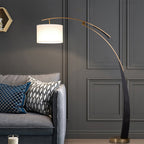 Lampadaire Arc Tissu Italien