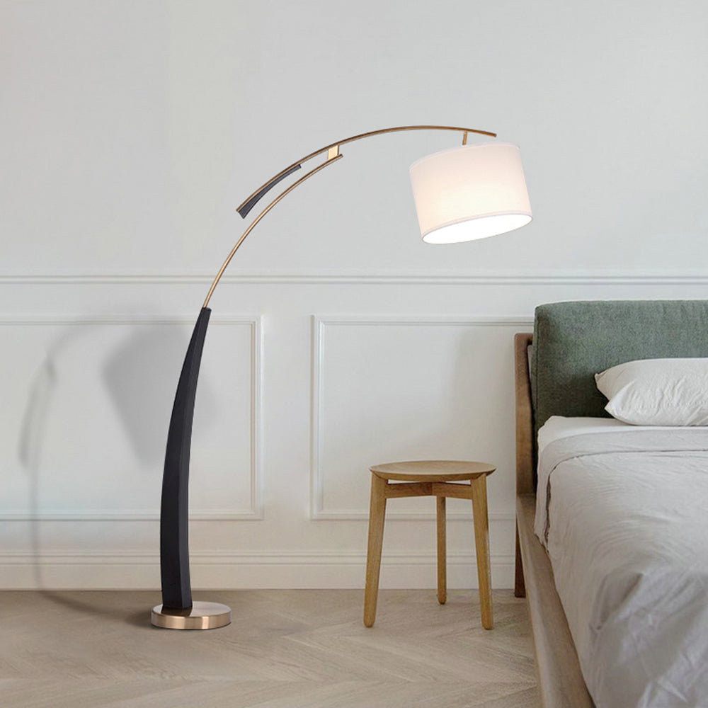 Lampadaire Arc Tissu Italien