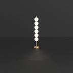 Lampadaire Multi-Globe Laiton Blanc