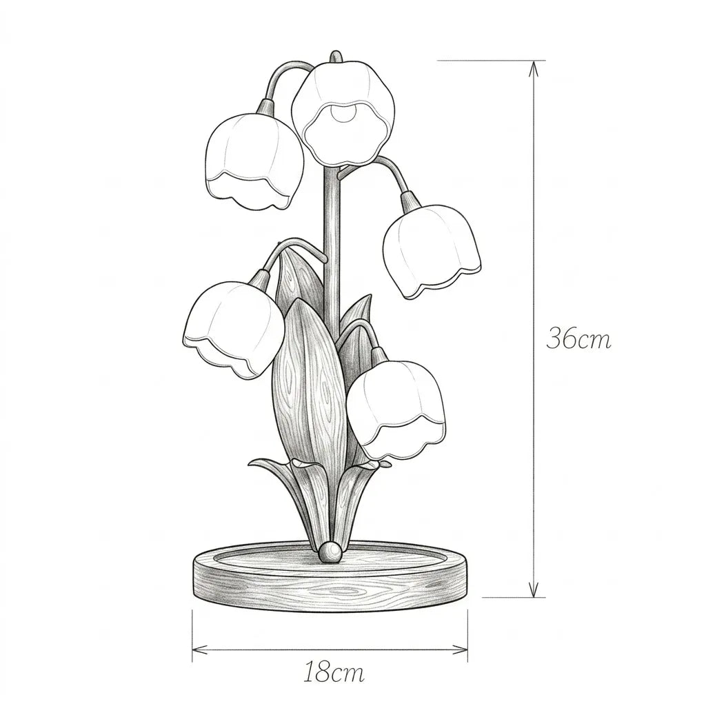 Lampe de Table Bell - Guide des tailles