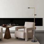 Lampadaire Métal Noir Or Design