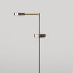 Lampadaire Métal Noir Or Design