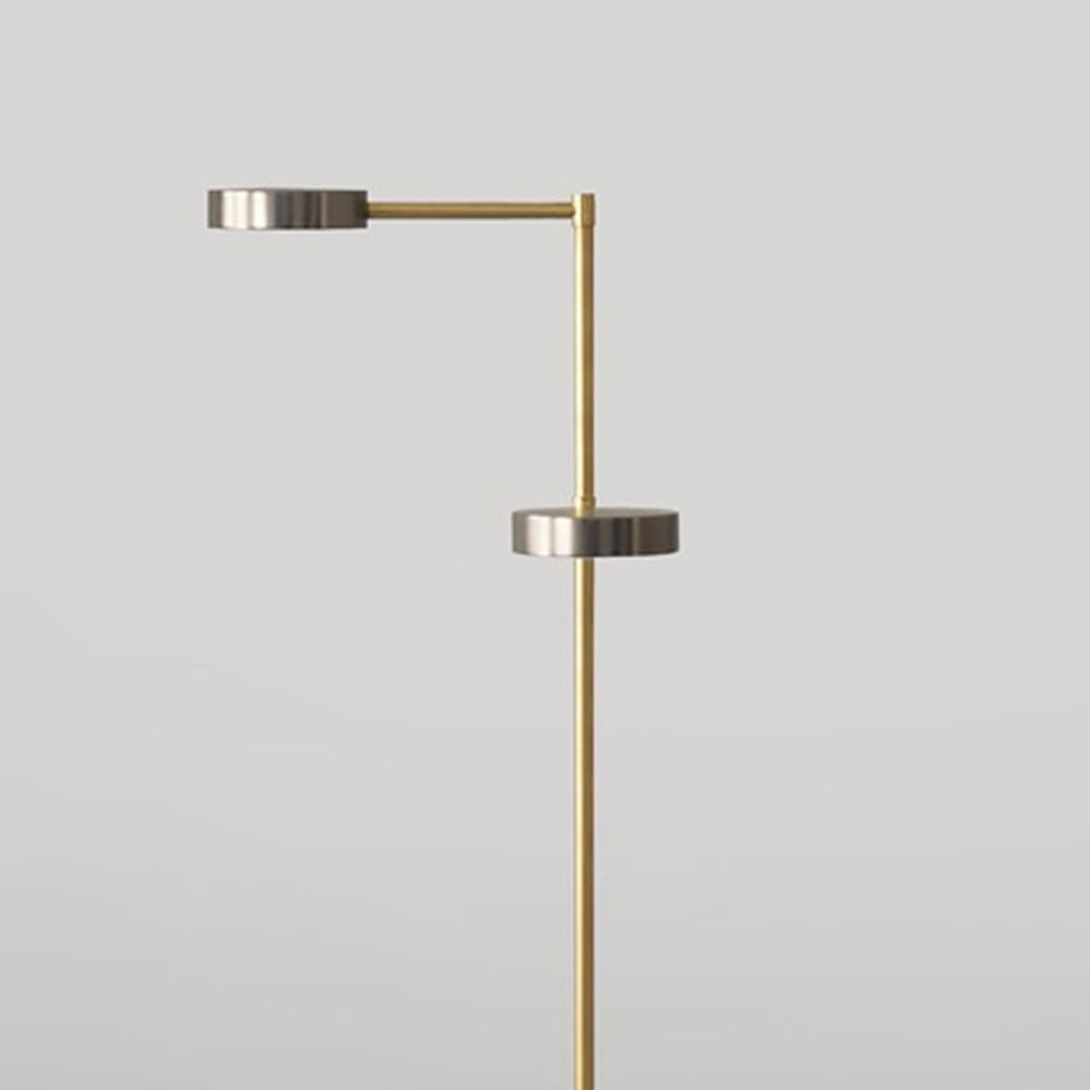 Lampadaire Métal Noir Or Design