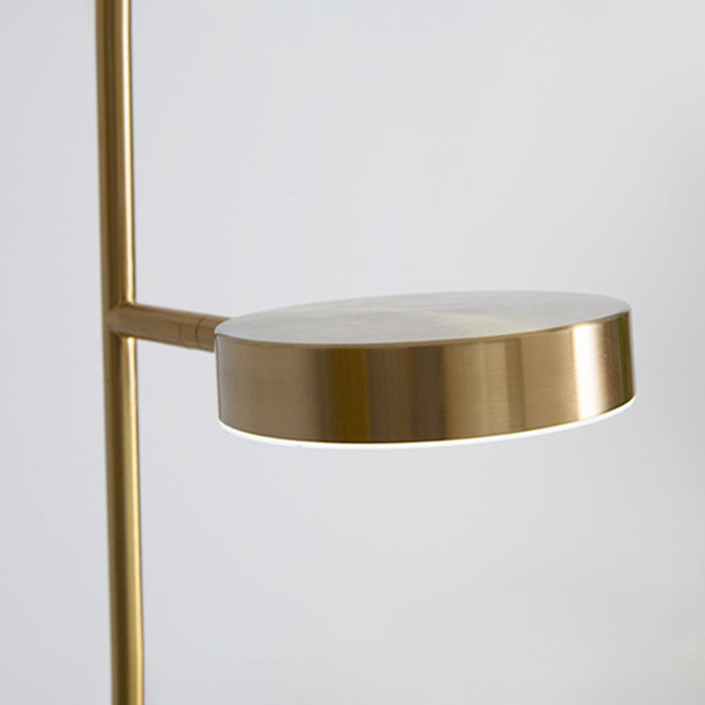 Lampadaire Métal Noir Or Design
