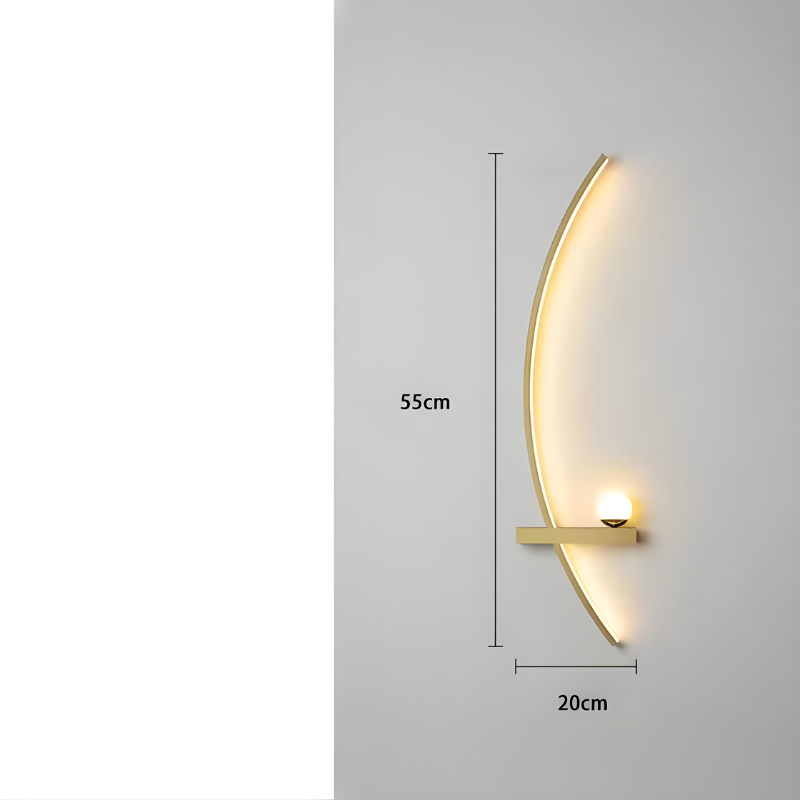 Applique Murale Arc Demi-Cercle