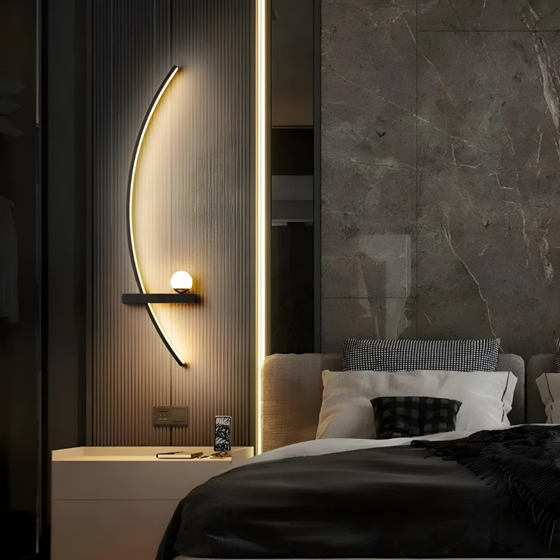 Applique Murale Arc Demi-Cercle