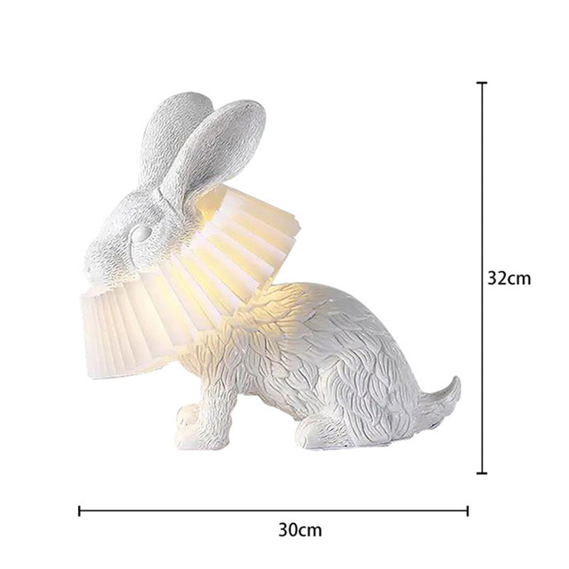 Lampe Veilleuse Lapin Résine