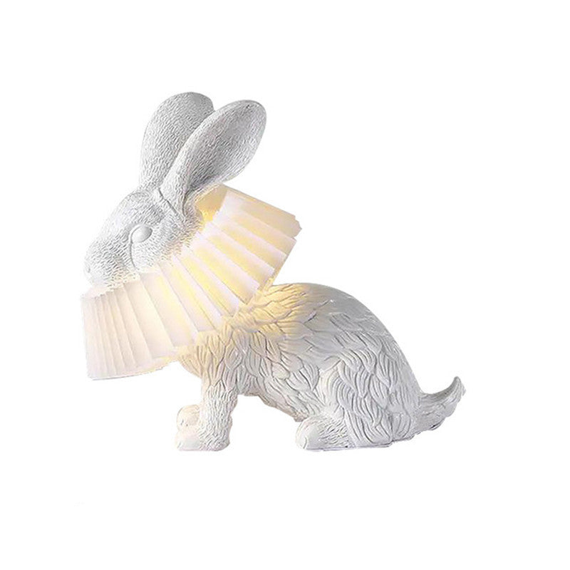 Lampe Veilleuse Lapin Résine
