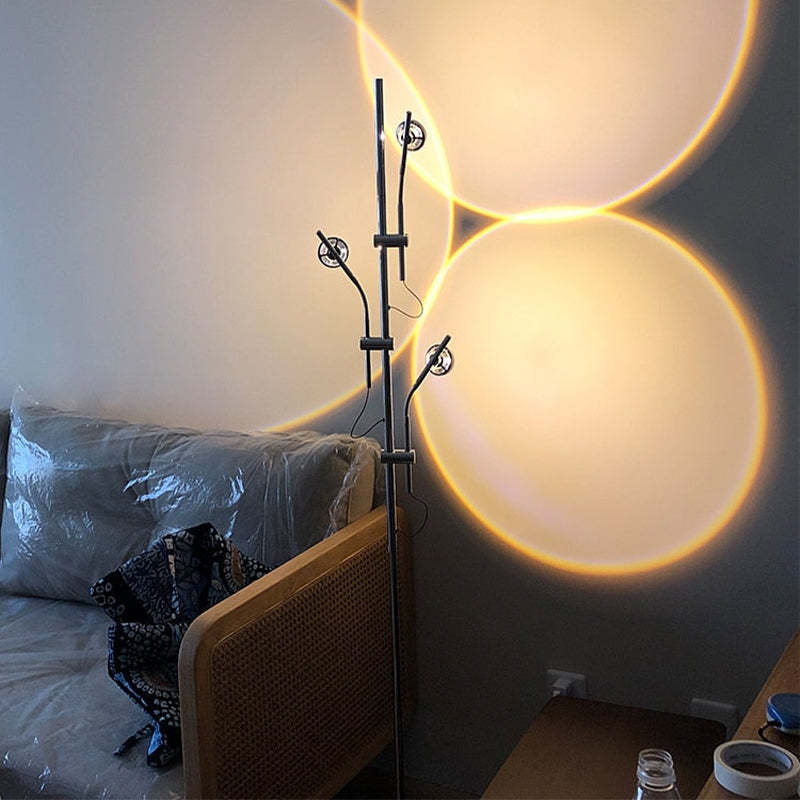 Lampadaire Linéaire Trait Lumineux