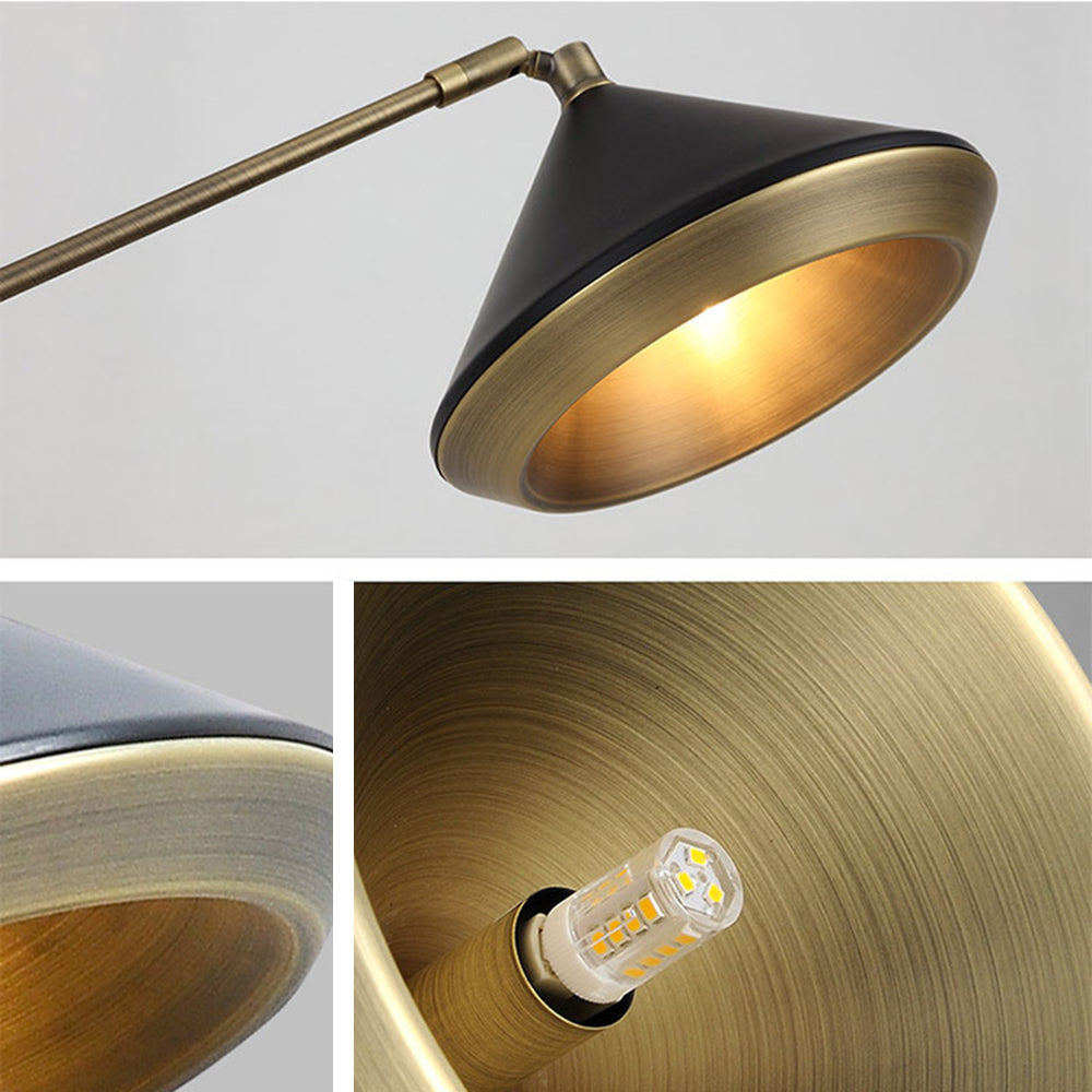 Lampadaire Dôme Vintage Laiton